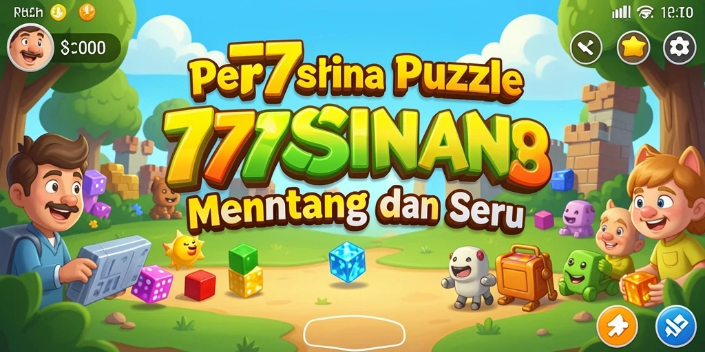 Screenshot gameplay <strong>77SINGA</strong> menunjukkan tantangan puzzle yang menarik.
