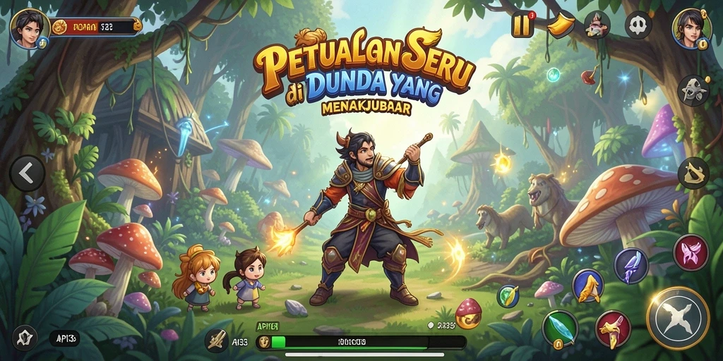 Tampilan menarik dari gameplay API33 yang memacu adrenalin.