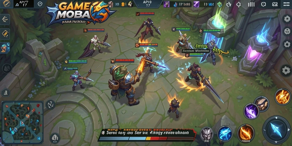 Tampilan gameplay API77 yang intens dan bergairah di medan pertempuran.
