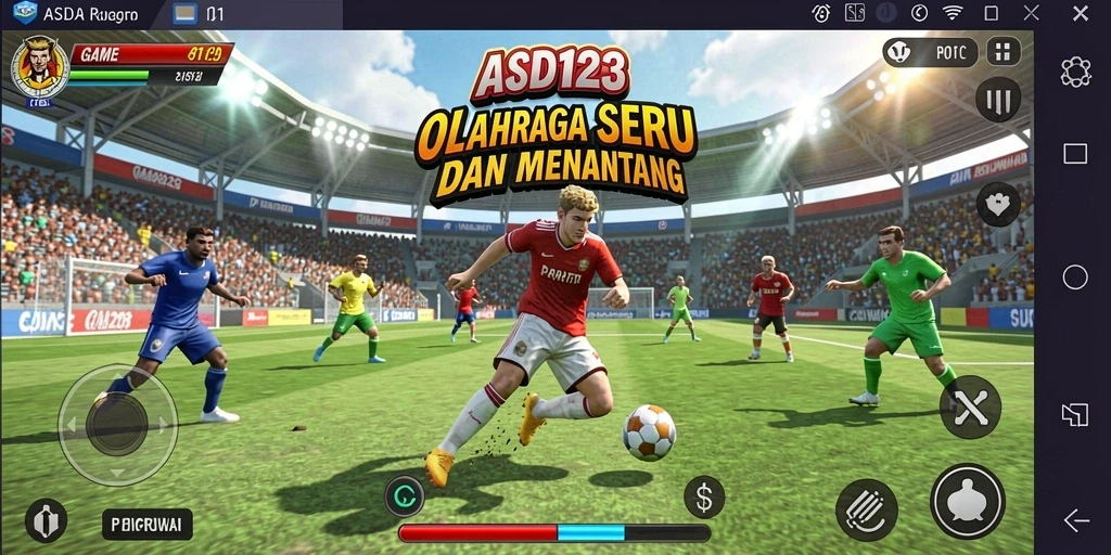 Tampilan gameplay menantang dalam ASD123 yang penuh aksi.
