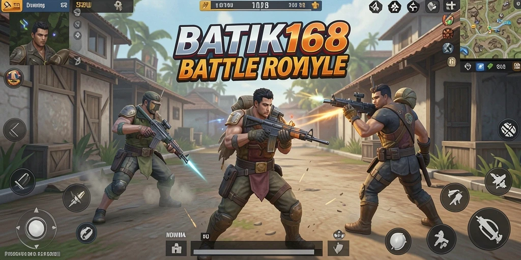 Gambaran gameplay seru di dunia <strong>BATIK168</strong> Battle Royale.