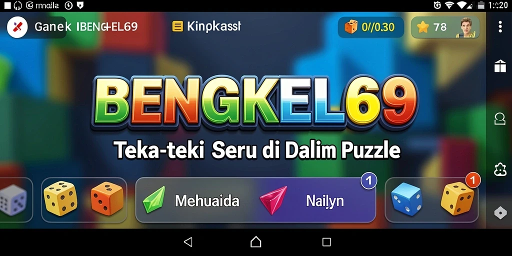 Tampilan gameplay BENGKEL69 yang menantang dan menarik.