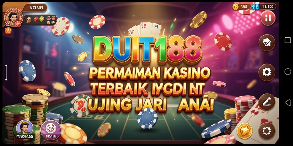 Tampilan seru gameplay Kasino di DUIT188 yang menawan.