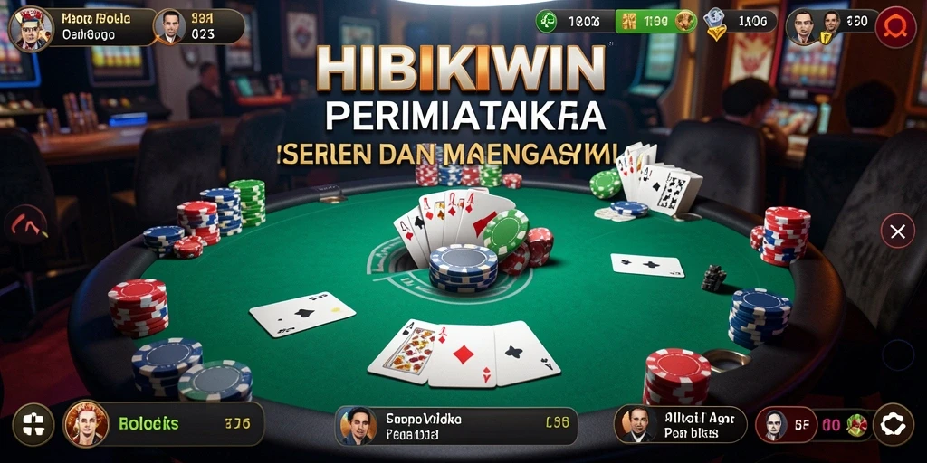 Tampilan gameplay HIBIKIWIN yang menegangkan dan seru.