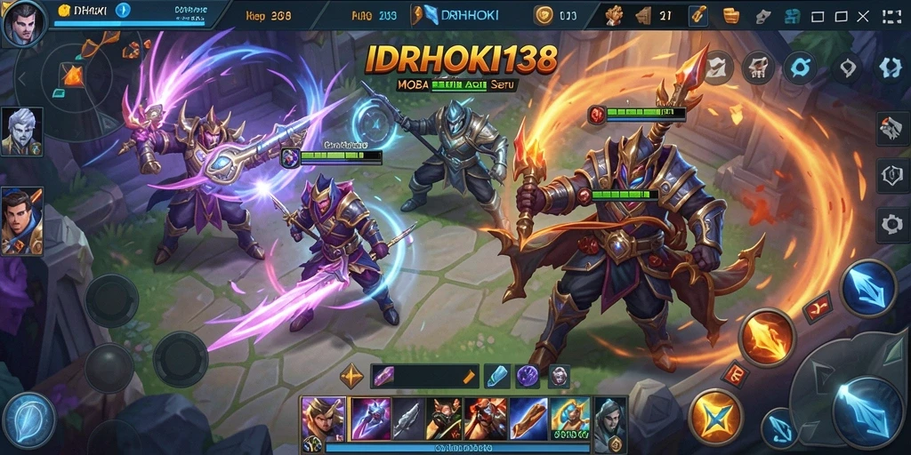 Tampilan gameplay seru dan strategis di IDRHOKI138.