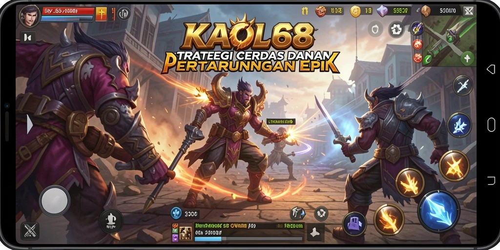 Tangkapan layar menunjukkan momen epic dalam strategi pertempuran.