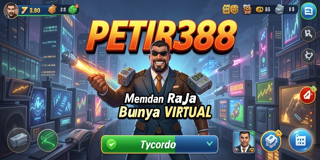 Tampilan menarik dari gameplay PETIR388 yang penuh strategi Tycoon.