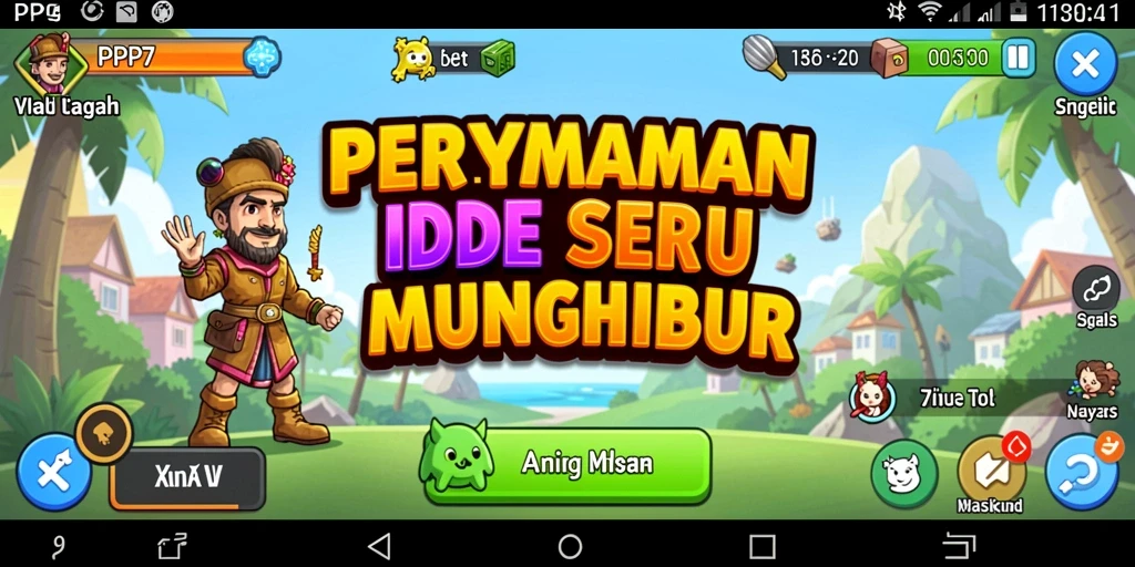 Tampilan gameplay PP7 yang menarik dan dinamis.