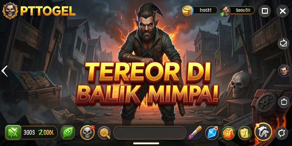 Gameplay PTTOGEL yang menakutkan dan mendebarkan.