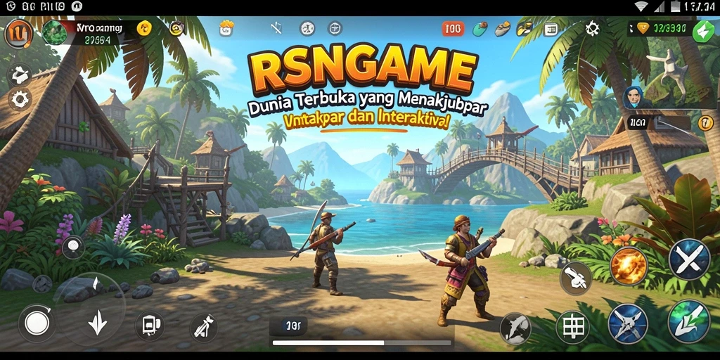 Tampilan gameplay Open World yang imersif dan penuh petualangan.