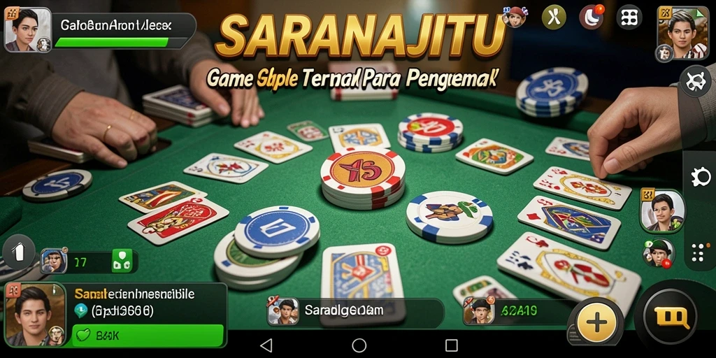 Tampilan gameplay menarik dalam permainan Gaple.