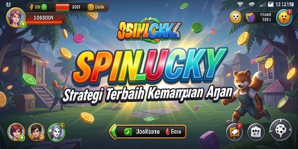 Tangkapan layar SPINLUCKY menunjukkan gameplay strategi yang mendebarkan.