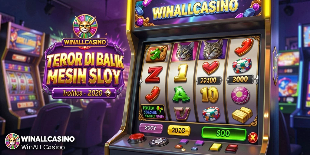 Tangkapan layar utama WINALLCASINO menampilkan gameplay penuh ketegangan.