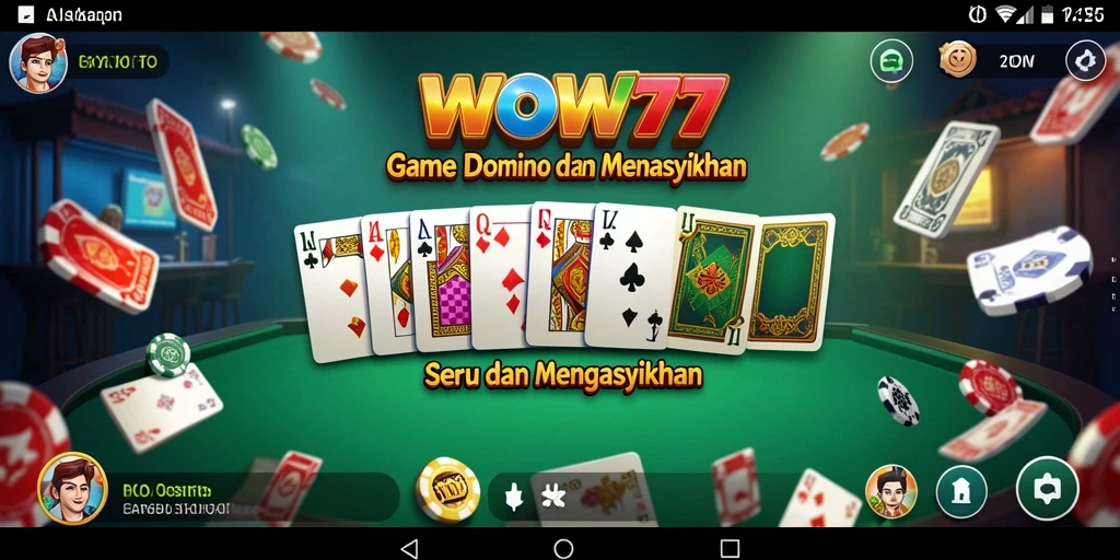 Tampilan gameplay WOW77 yang menarik dan interaktif.